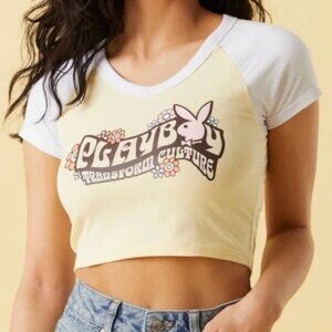 Playboy Yellow Graphic T-shirt